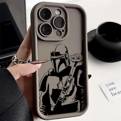 The Mandalorian Stars- Wars Phone Case For iPhone