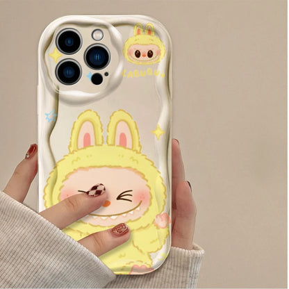 Funny Cute Labubu 3D Clear Phone Case