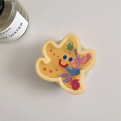 Cute Starfish Shaking Support Stand Magnetic Phone Case