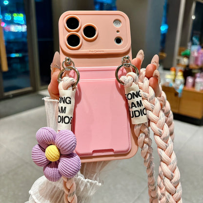 Braided Crossbody Lanyard Phone Case For iPhone