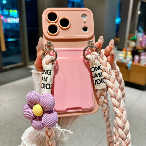 Braided Crossbody Lanyard Phone Case For iPhone