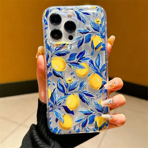 Summer Fresh Fruit Lemon Print Phone Case