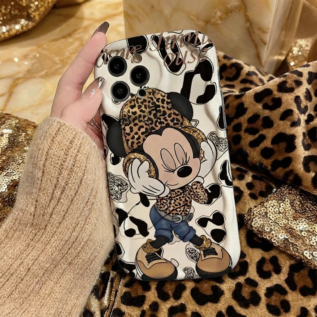 Mickey Mouse Pattern Soft Phone Case Compatible With iPhone