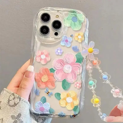 Flower Bracelet Chain Phone Case For IPhone