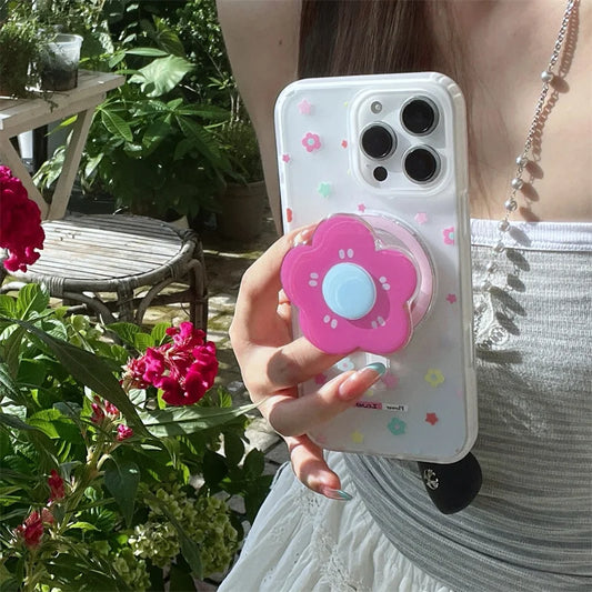 Colorful Small Floral Magnetic Phone Case
