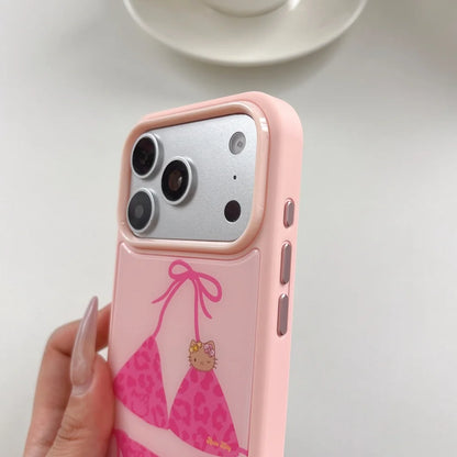 Luxury Leopard Sexy Bikini Sanrio Hello Kitty Phone Case For iphone