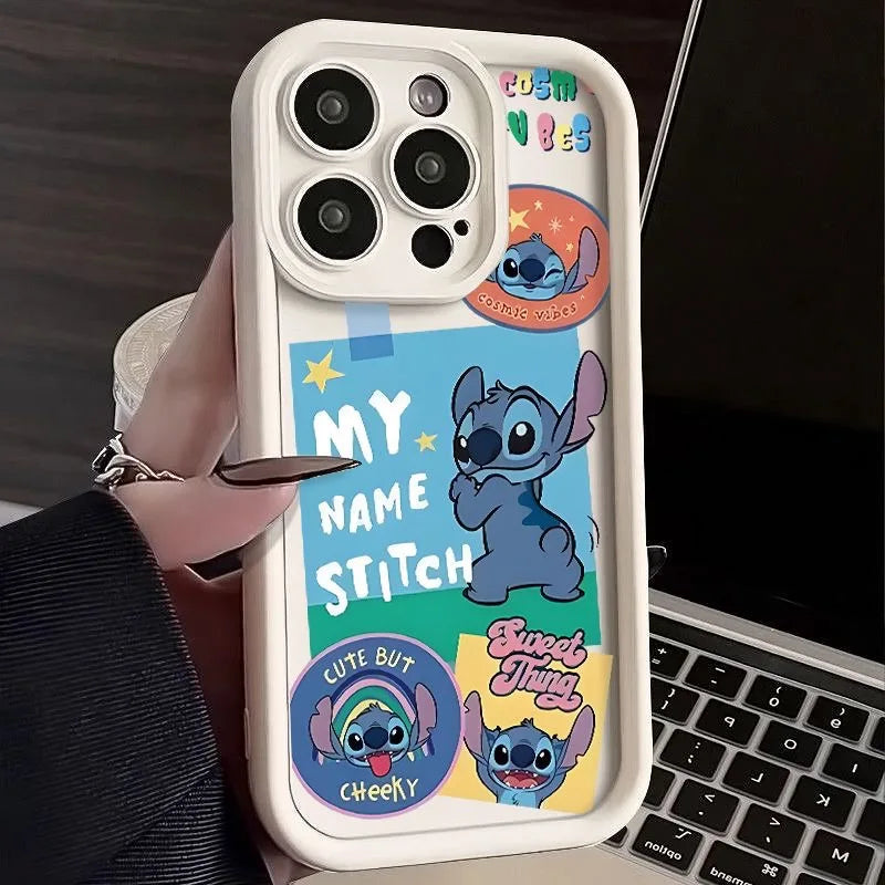 Stitch Love Cute Phone Case For iPhone