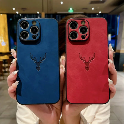 Luxury Cortex Deer Matte Phone Case