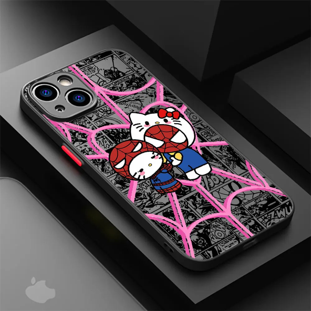 Marvel Cute Spider Man Cartoon For iPhone Phone Case