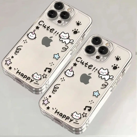 Bumper Clear Back Cover Cartoon Phone Case