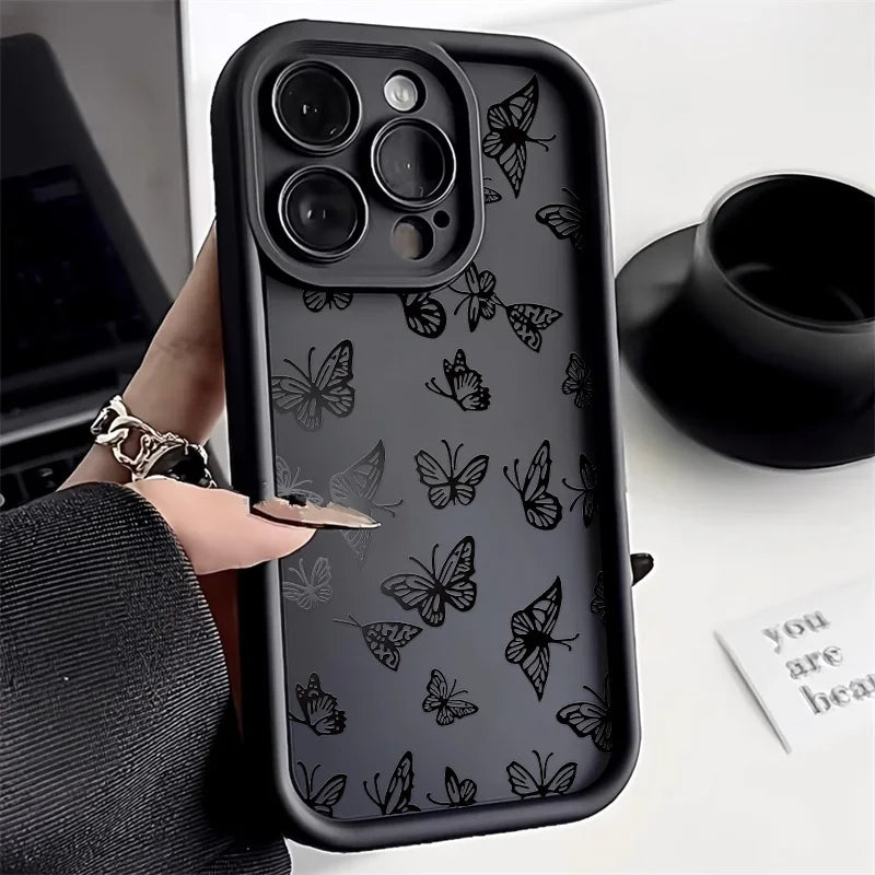 Aesthetic Butterfly Phone Case For iPhone