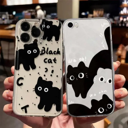 Cartoon Animal Cute Cat Phone Case For IPhone