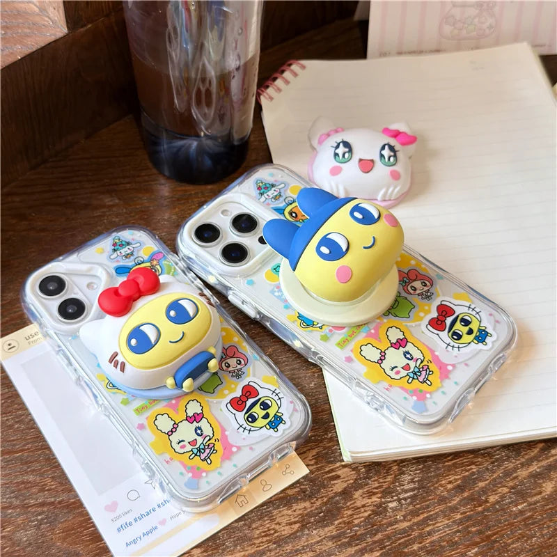 Kawaii Cartoon Animal Magnetic Stand Holder Phone Case