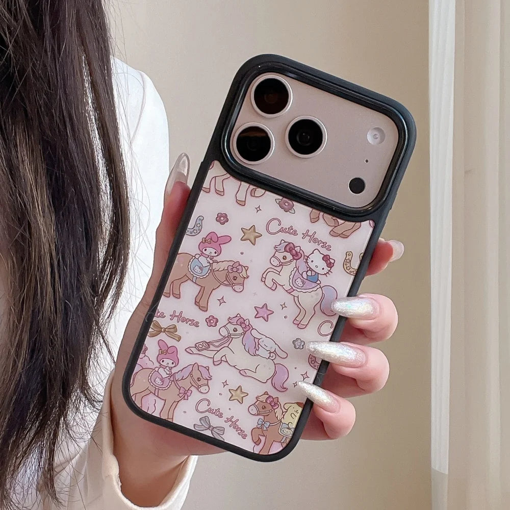 Luxury Cute Little Pegasus Kitty Cat Gilding Craft Hot Sale Phone Case For iPhone