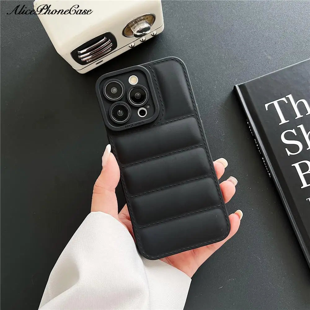 Down Jacket TPU Phone Case For iPhone