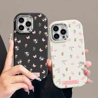 Butterfly Flower Phone Case For IPhone