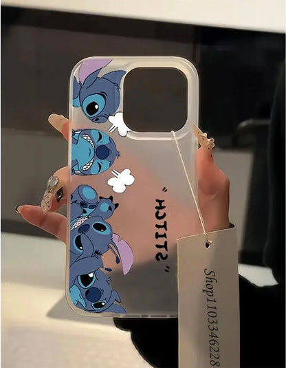 Big Eyes Stitch Kawaii Naughty Phone Case For iPhone