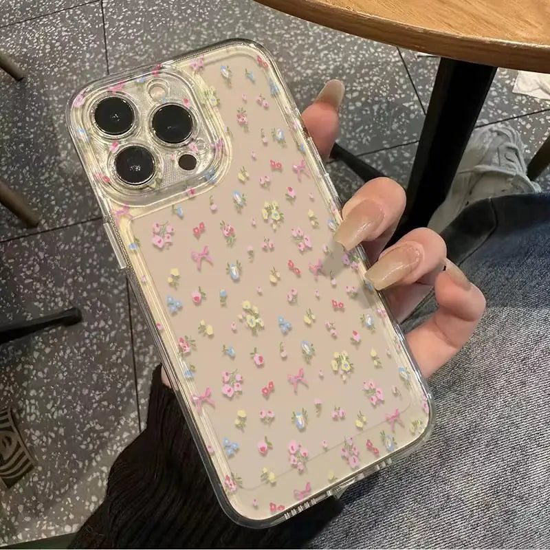 Flower bow Transparent Phone Case