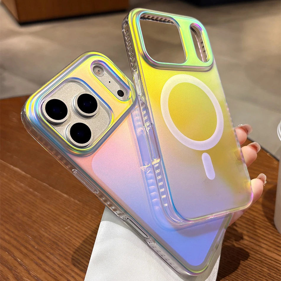 Aurora Colorful For Magsafe Matte Case  For iPhone