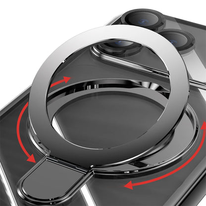 Plating Magnetic Ring Stand Case For iPhone