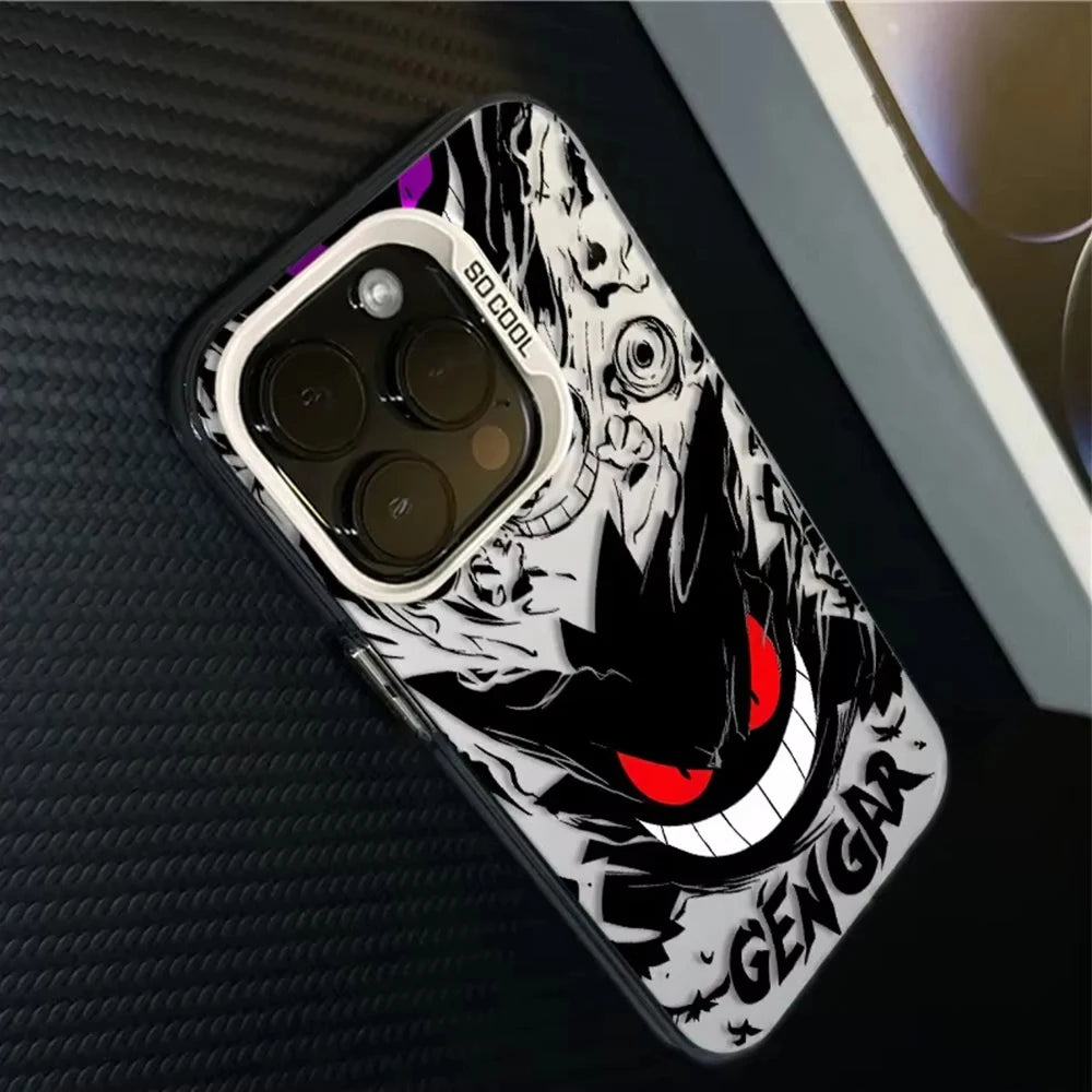 Pokemon Gengar Shockproof Dustproof Frosted Case For iPhone