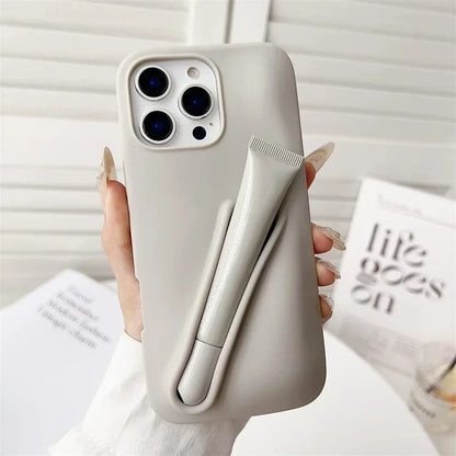 Hot Lemontini Portable  Lip Gloss Phone Silicone Case For iPhone