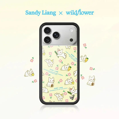 Wildflower Sandy Carrot Bunnies Cute Girl Phone Case For iPhone