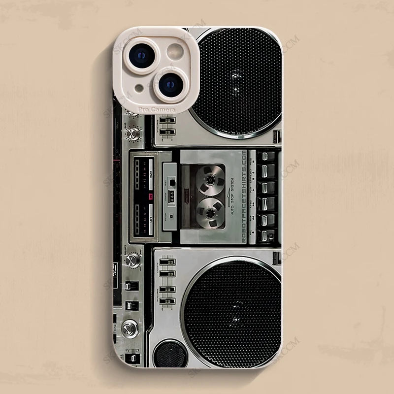 Radio Pattern Phone Case For iPhone