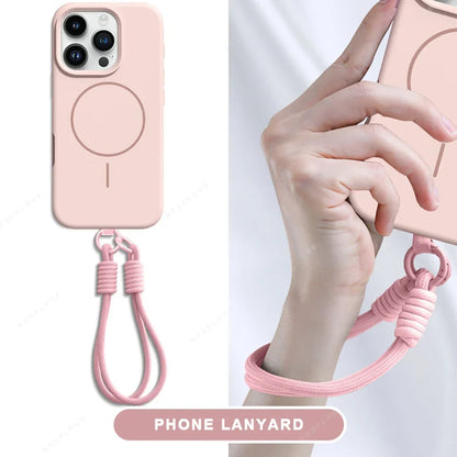 Magnetic Lanyard Phone Case For iPhone