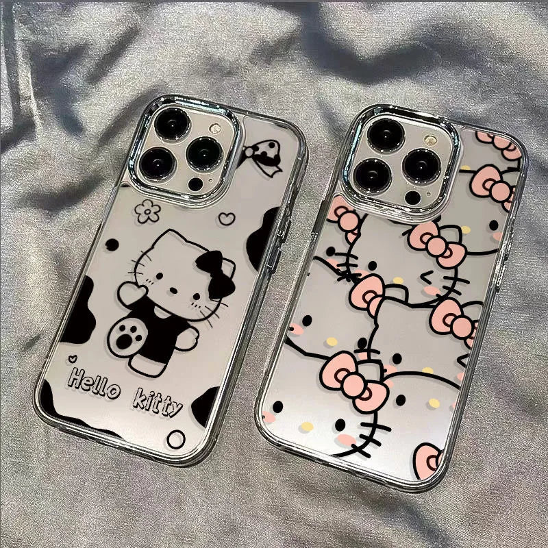 Hello Kitty Bow Cute Phone Case For iPhone