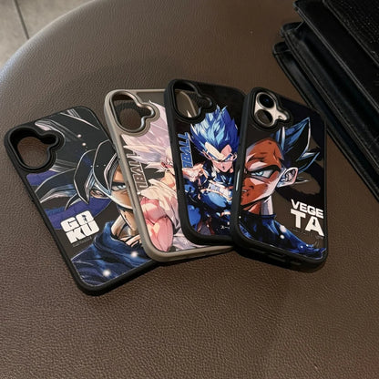 3D Dragon Ball Son Goku Vegeta Phone Case For iPhone