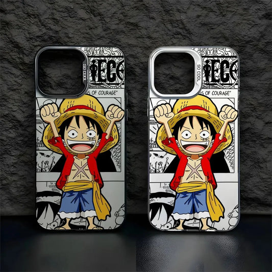 Cute Monkey D. Luffy One Piece Phone Case For iPhone