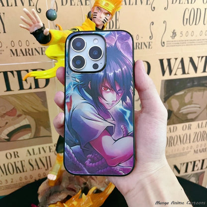 3D Grating Naruto Phone Case For iPhone