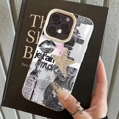 Stylish Eiffel Tower Pattern Phone Case For iPhone