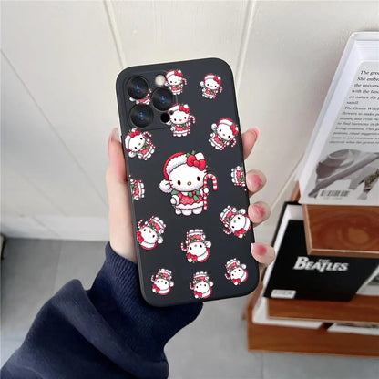 Merry Hello Kittys Christmas Phone Case For iPhone