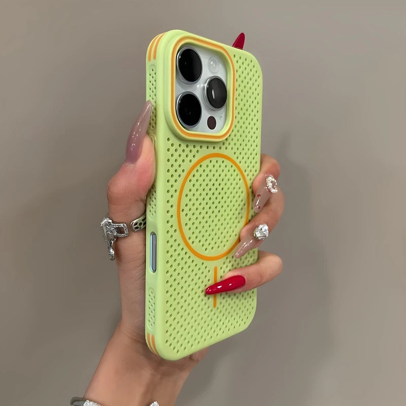Luxury Magsafe Heat Dissipation Candy Phone Case