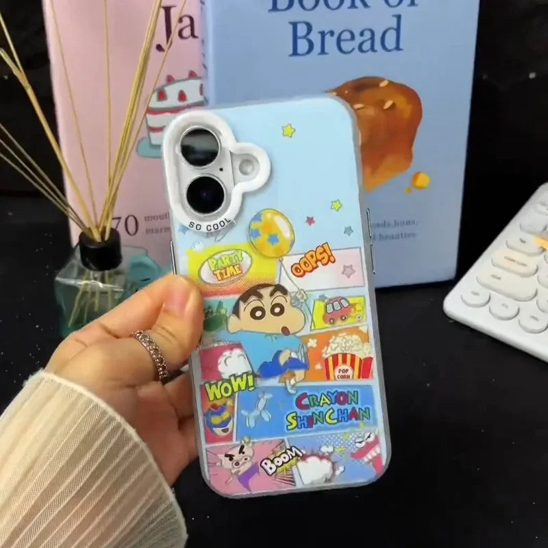 Anime Crayon Shin-Chan Phone Case For iPhone