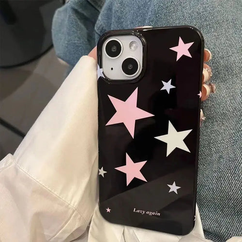 New Colorful Stars Minimalism Cute Personality Phone Case