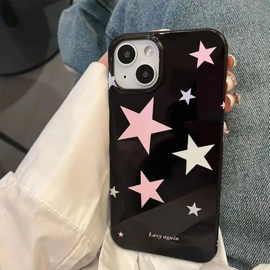 New Colorful Stars Minimalism Cute Personality Phone Case