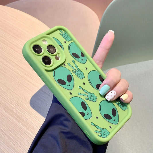 Alien New Cartoon Pattern Phone Case