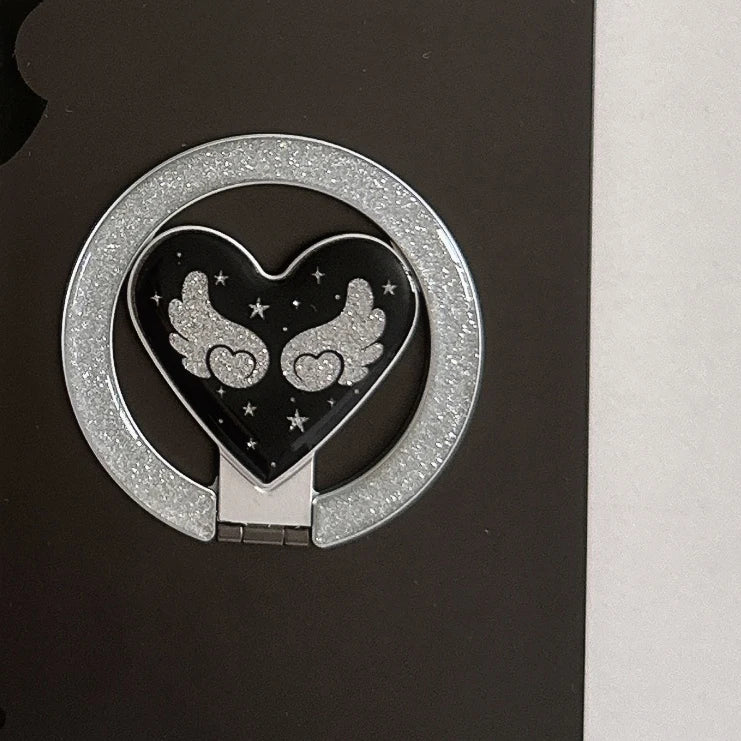 Cute Wing Heart Magnetic Phone Case