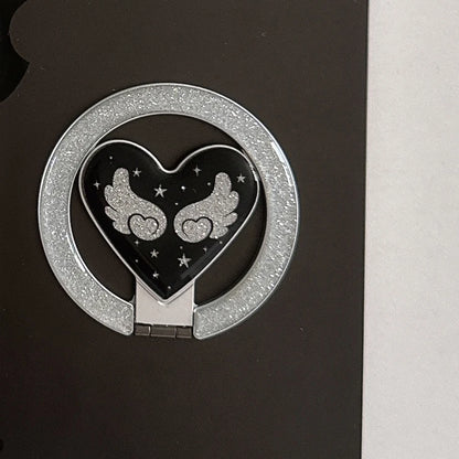 Cute Wing Heart Magnetic Phone Case