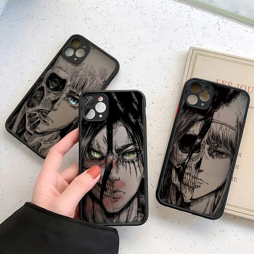 Luxury Attack On Titan Hot Anime Phone Case For iPhone