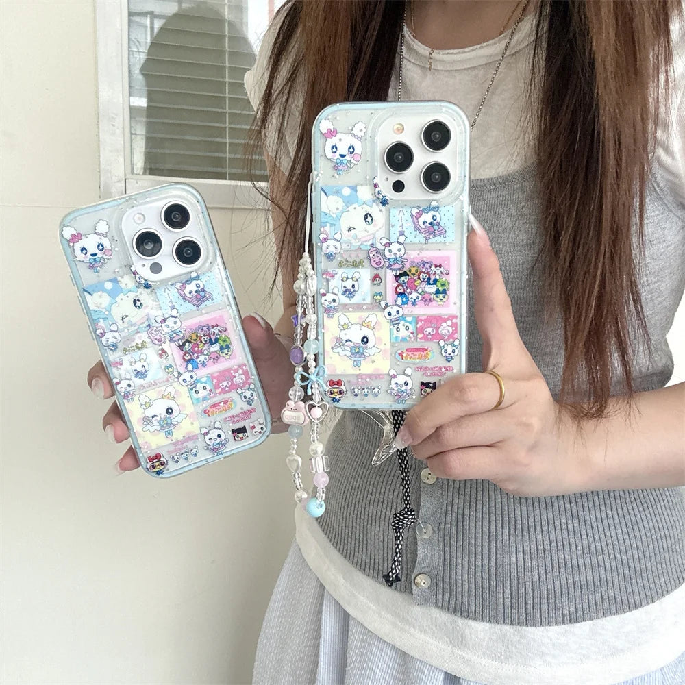 Cute Glitter Cartoon Rabbit Phone Case