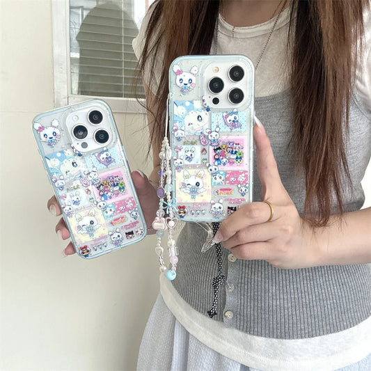 Cute Glitter Cartoon Rabbit Phone Case