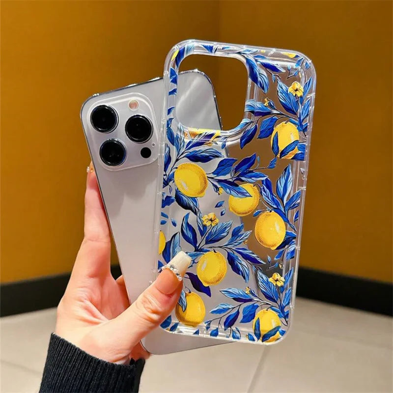 Summer Fresh Fruit Lemon Print Phone Case