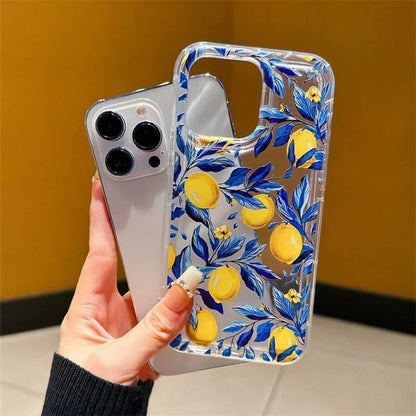Summer Fresh Fruit Lemon Print Phone Case