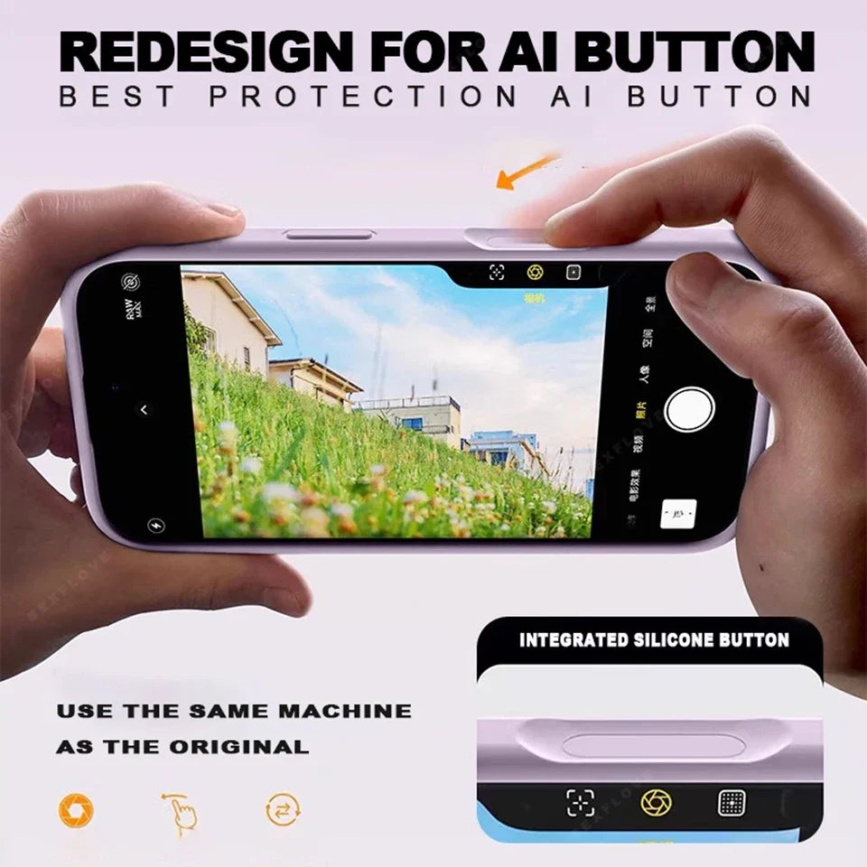 Magnetic Wrist Strap Phone Case For iPhone