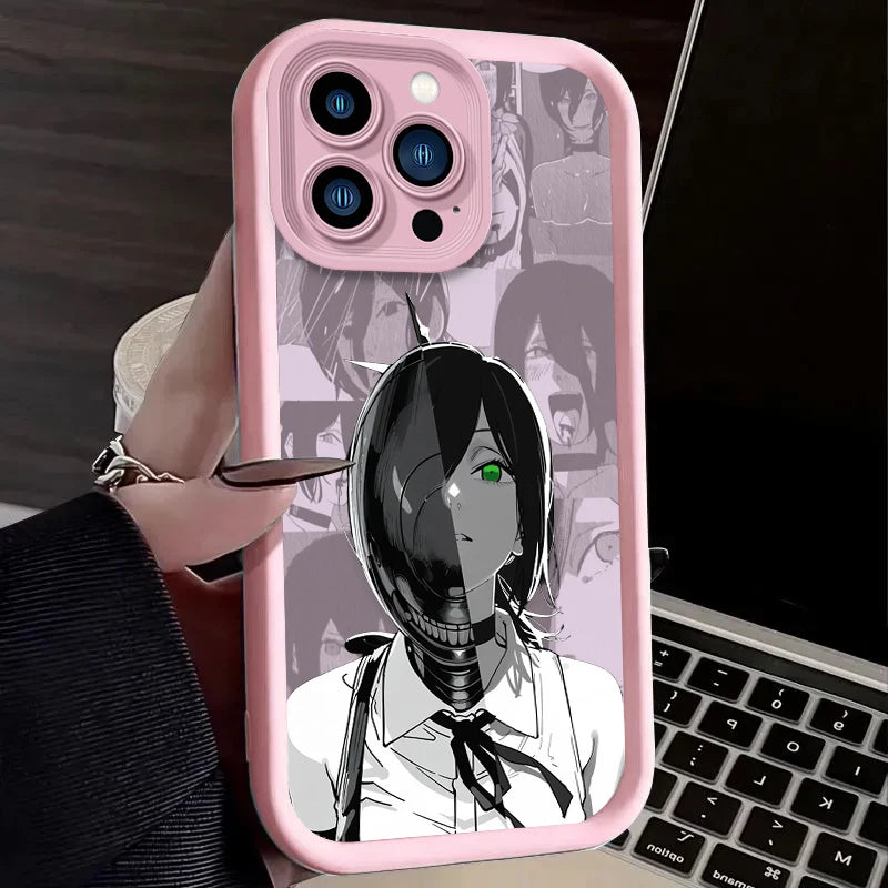 Anime Chainsaw Man Reze Phone Case For iPhone