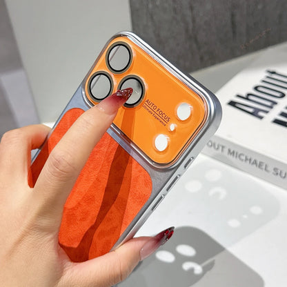 Matte Leopard Leather Phone Case For iPhone